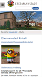 Mobile Screenshot of ebermannstadt.de