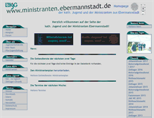 Tablet Screenshot of ministranten.ebermannstadt.de