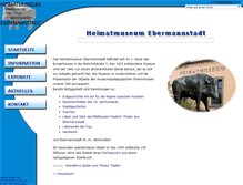 Tablet Screenshot of heimatmuseum.ebermannstadt.de